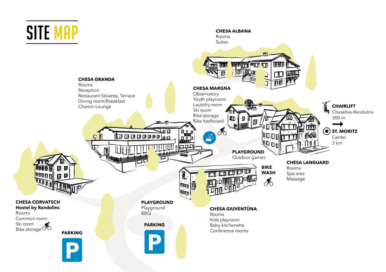 Randolins Familienresort Сейнт Мориц Екстериор снимка